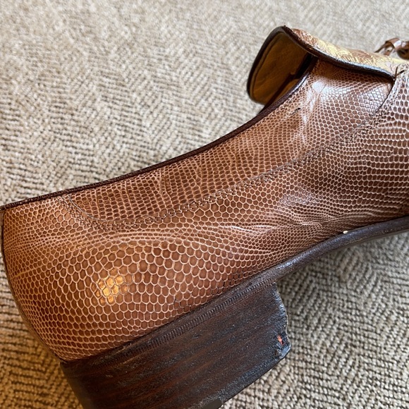 Vintage Mauri genuine lizard loafers mens 9 1/2 M main image 13